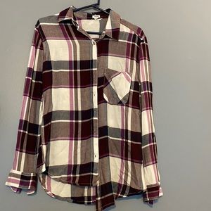 Garage Oversized Flannel Shirt